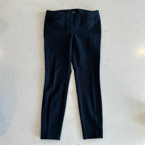 Ann Taylor Loft Pants with Zipper Detail - Picture 1 of 7
